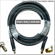 SMA dişi - RP SMA erkek Koaksiyel Kablo LMR400/RWC400