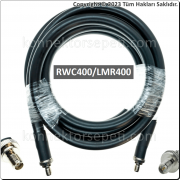 RP SMA dişi - SMA dişi Koaksiyel Kablo LMR400/RWC400