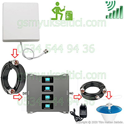 Gsm Sinyal Güçlendirici Dört Bandlı Gsm Yükseltici